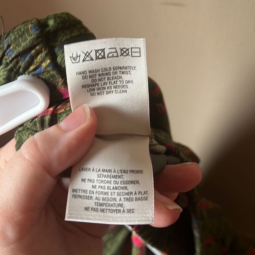 Anthropologie | Ett:Twa Boho “Schuyler” Green Floral Printed Pants Size XS - Picture 9 of 13